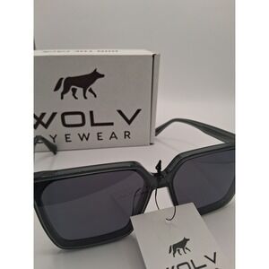 luxury Wolv sunglasses light blue